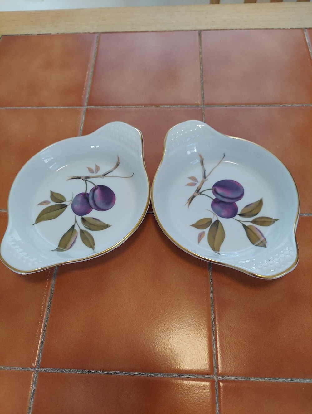 2 Royal Worchester Egg Bowls